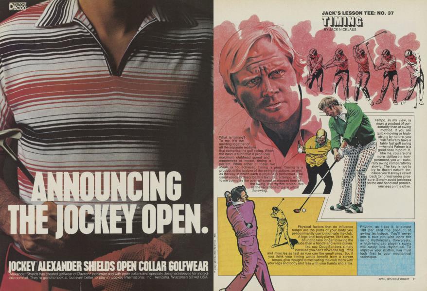 Jack's Lesson Tee: Timing
