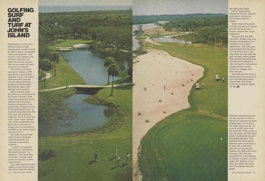 Golfing surf and turf at John's Island