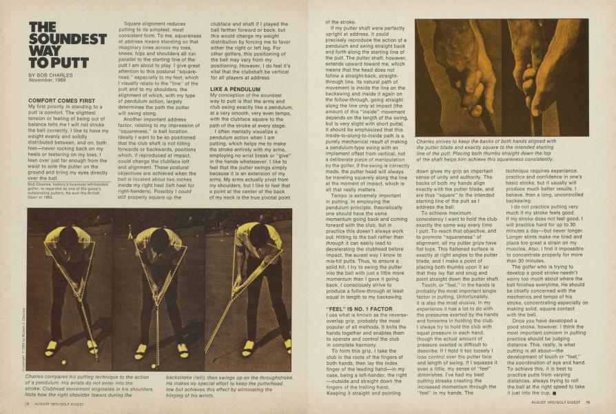 The Soundest Way to Putt