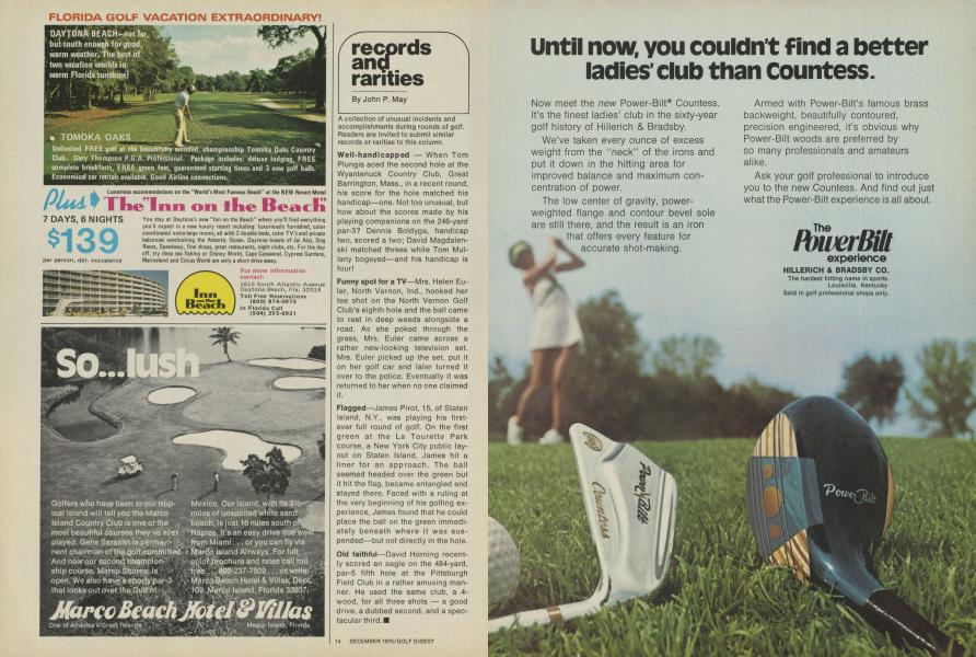 Records and Rarities