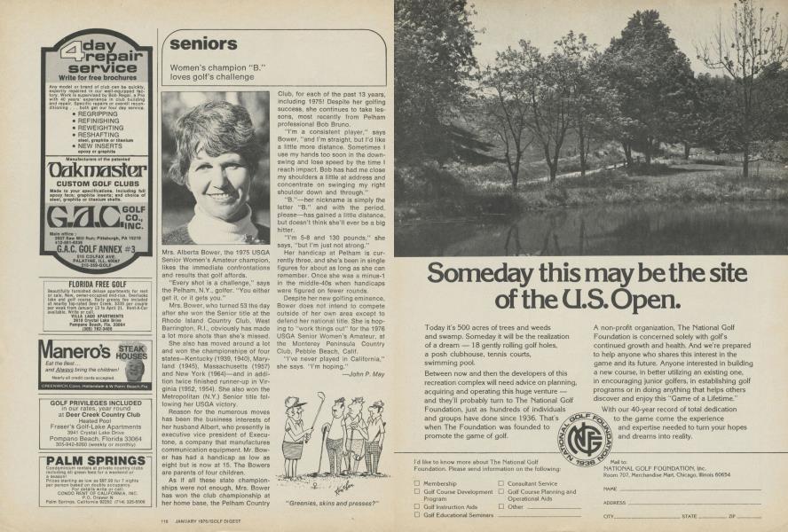 NATIONAL GOLF FOUNDATION