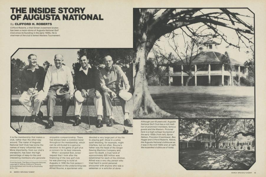 THE INSIDE STORY OF AUGUSTA NATIONAL