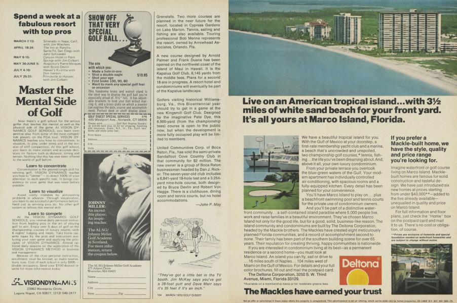 JOHNNY MILLER GOLF ACADEMY