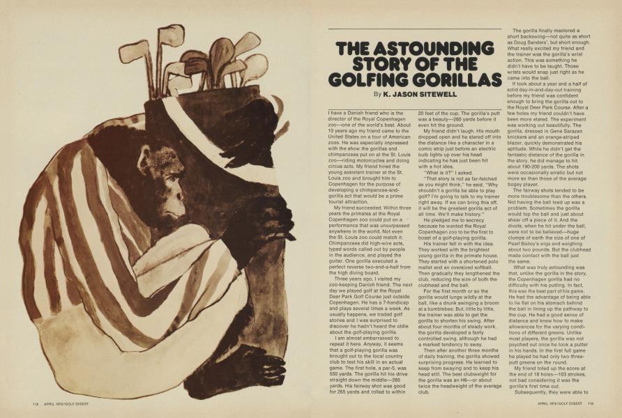 THE ASTOUNDING STORY OF THE GOLFING GORILLAS