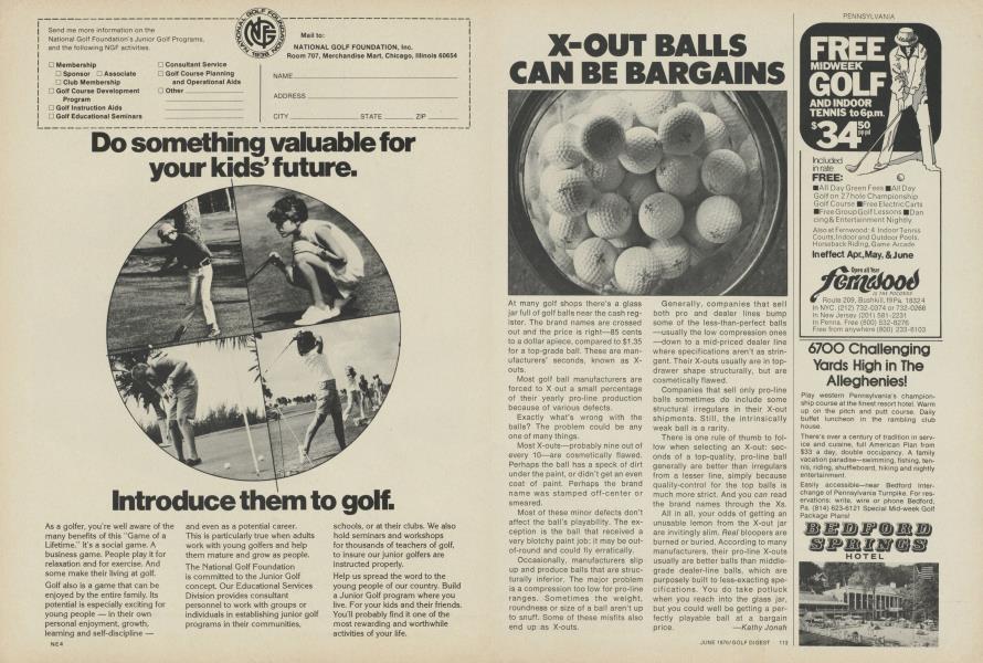 X-OUT BALLS CAN BE BARGAINS