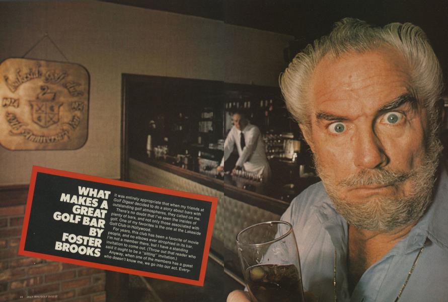 WHAT MAKES A GREAT GOLF BAR