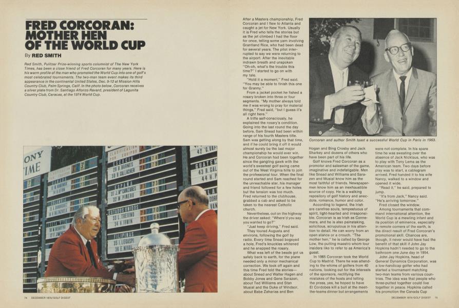 FRED CORCORAN: MOTHER HEN OF THE WORLD CUP
