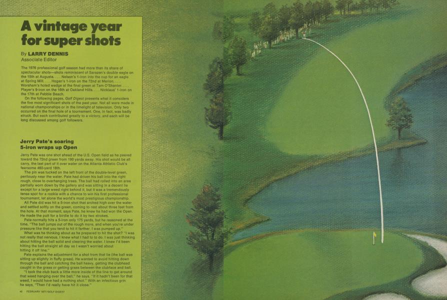 A vintage year for super shots