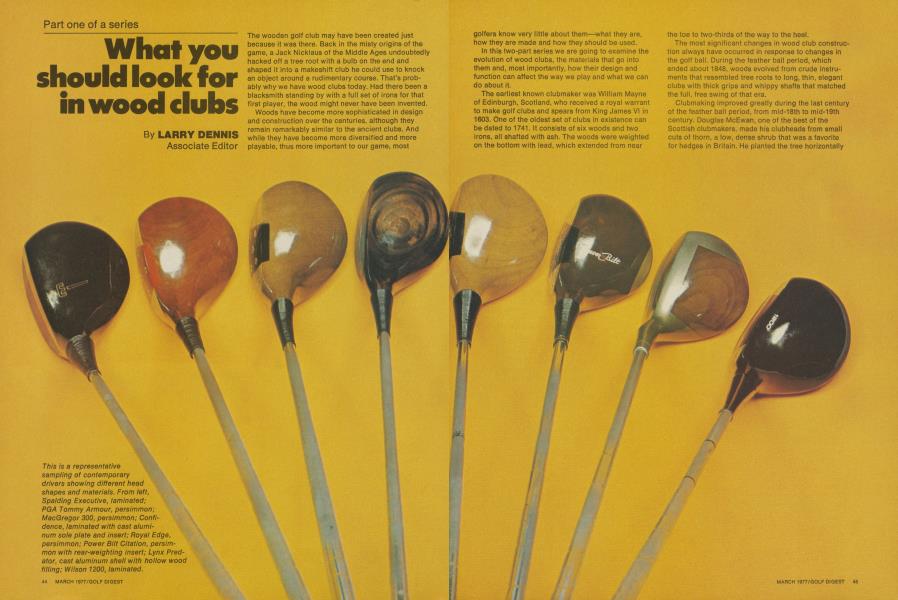 What you should look for in wood clubs