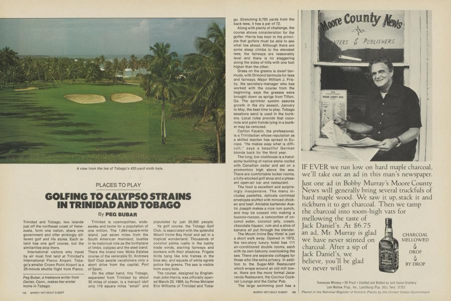 GOLFING TO CALYPSO STRAINS IN TRINIDAD AND TOBAGO