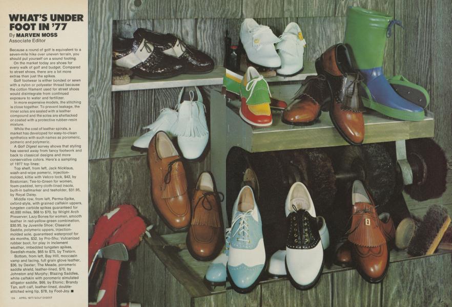 WHAT’S UNDER FOOT IN ’77