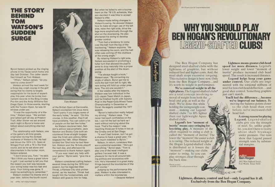 THE STORY BEHIND TOM WATSON’S SUDDEN SURGE
