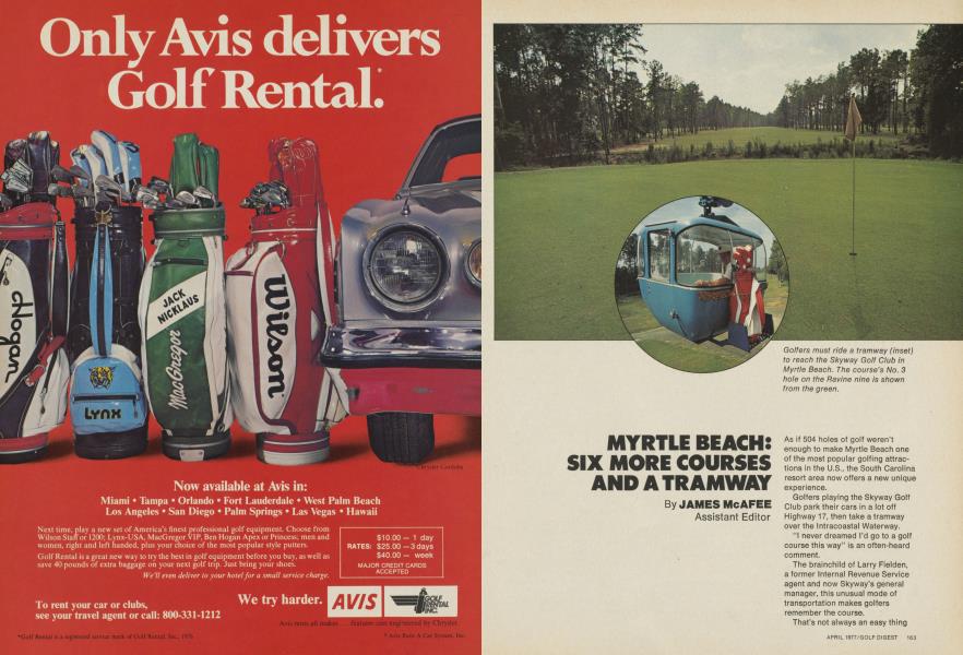 MYRTLE BEACH: SIX MORE COURSES AND A TRAMWAY