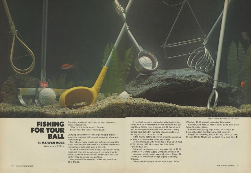 FISHING FOR YOUR BALL