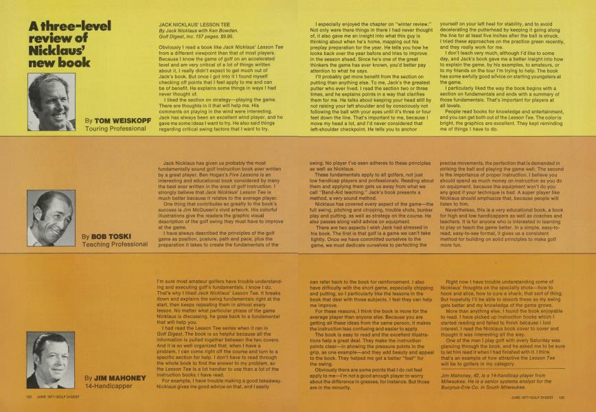 A three-level review of Nicklaus’ new book