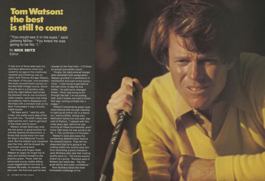 Tom Watson: The Best is Still to Come