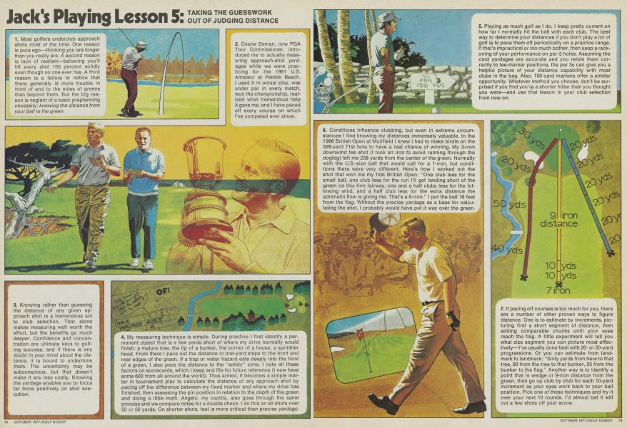 Jack’s Playing Lesson 5: Taking the guesswork out of judging distance