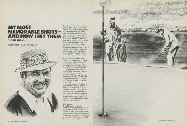 MY MOST MEMORABLE SHOTS--AND HOW I HIT THEM