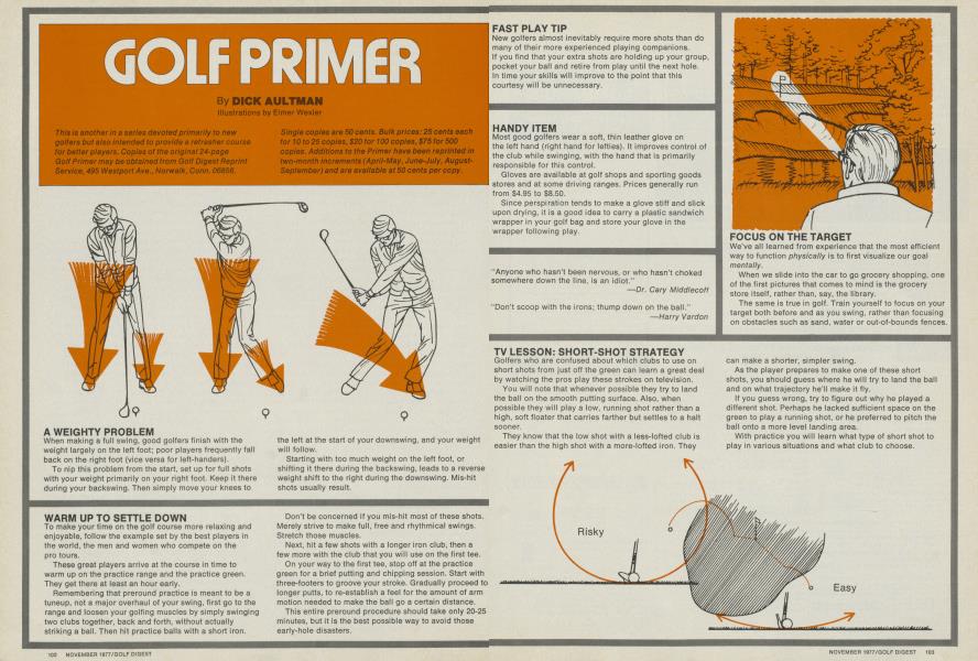 GOLF PRIMER