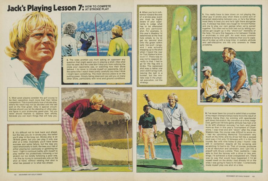 Jack's Playing Lesson 7: How to compete at Stroke Play