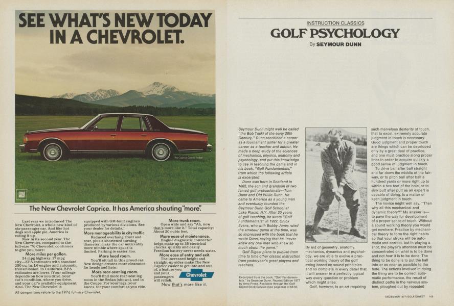 GOLF PSYCHOLOGY