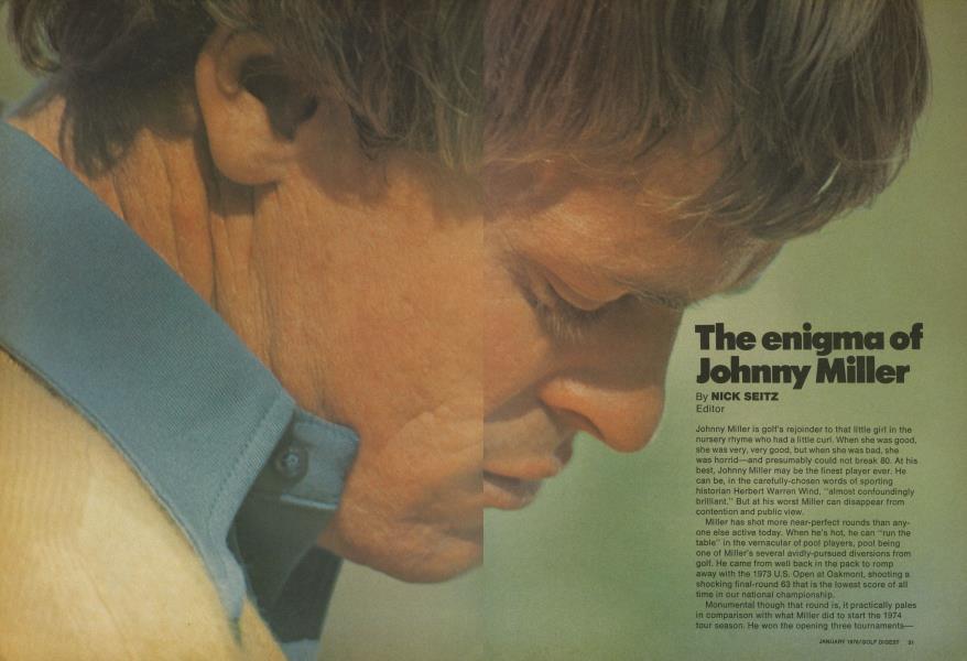 The enigma of Johnny Miller
