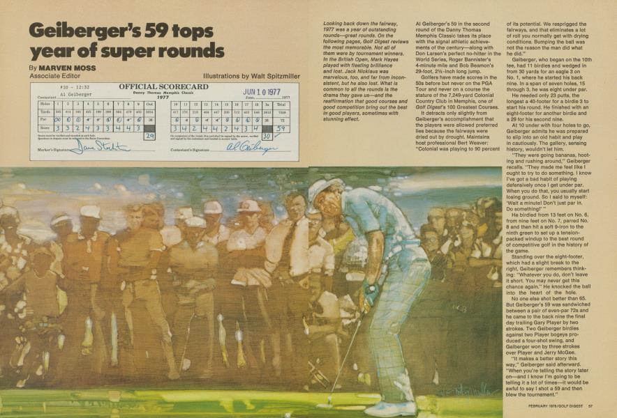 Geiberger’s 59 tops year of super rounds