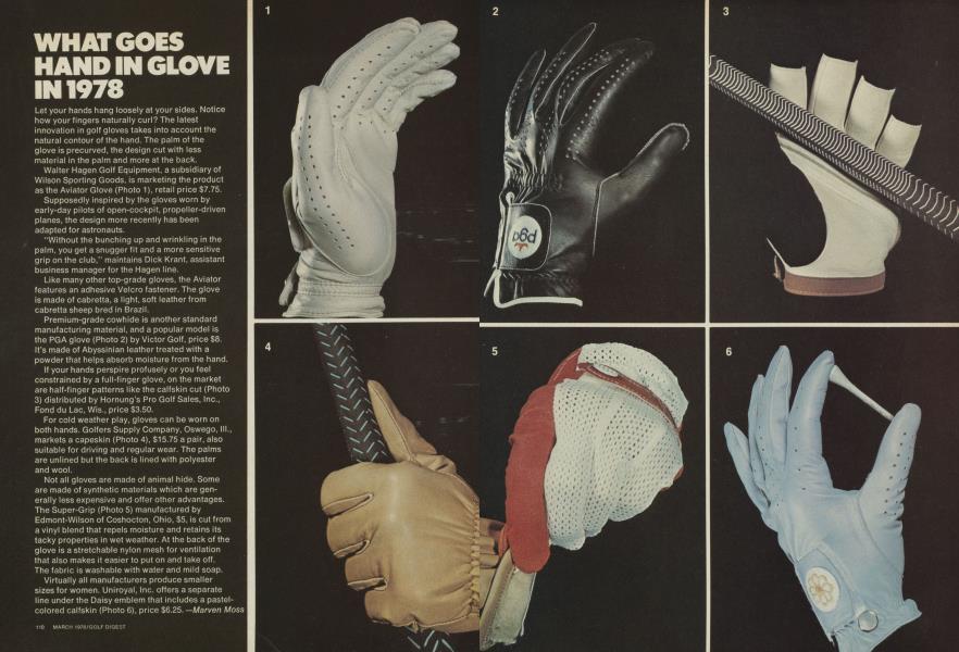 WHAT GOES HAND IN GLOVE IN 1978