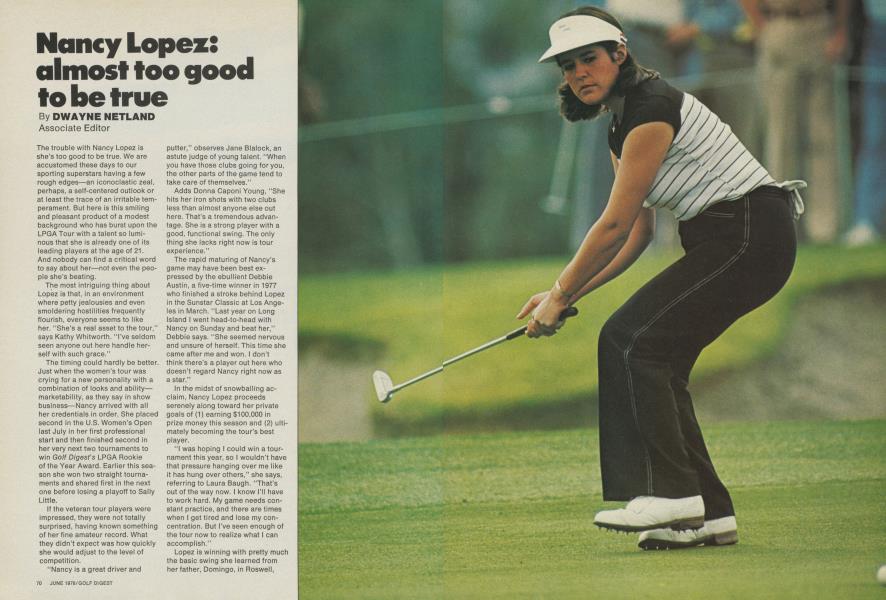 Nancy Lopez: almost too good to be true
