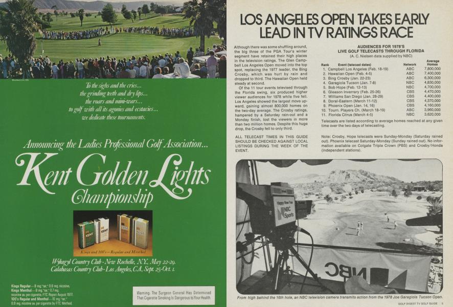LOS ANGELES OPEN TAKES EARLY LEAD IN TV RATINGS RACE