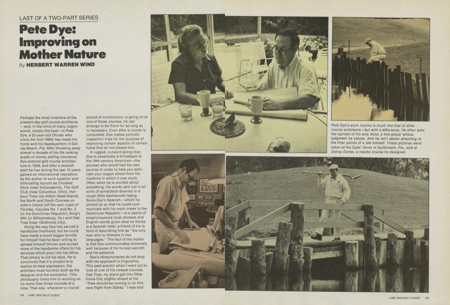Pete Dye: Improving on Mother Nature