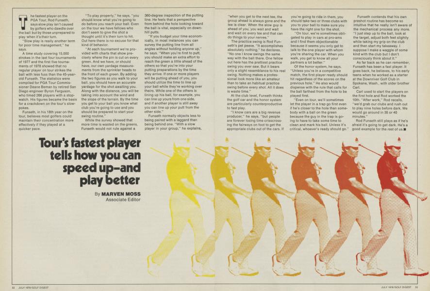 Tour’s fastest player tells how you can speed up-and play better