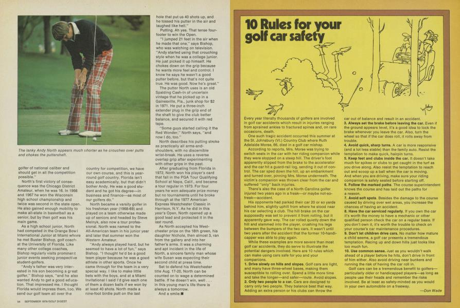 10 Rules for your golf car safety