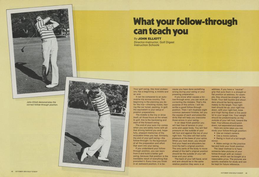 What your follow-through can teach you