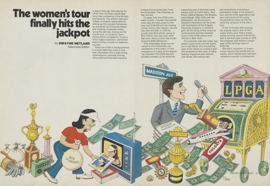 The women's tour finally hits the jackpot