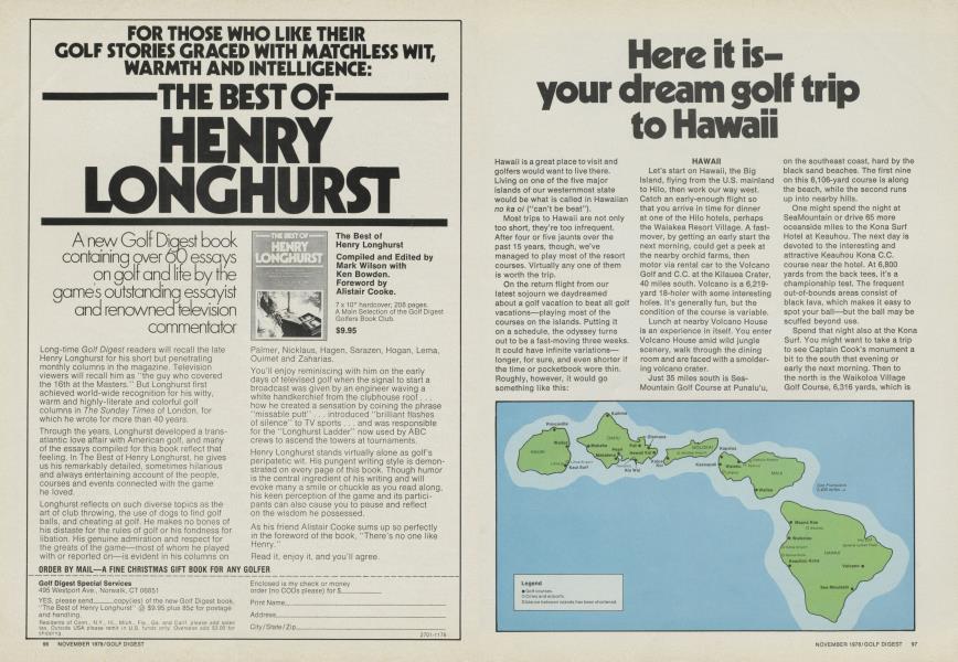 Here it isyour dream golf trip to Hawaii
