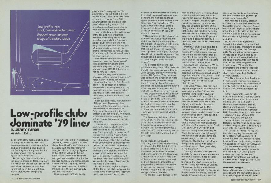 Low-profile clubs dominate '79 lines