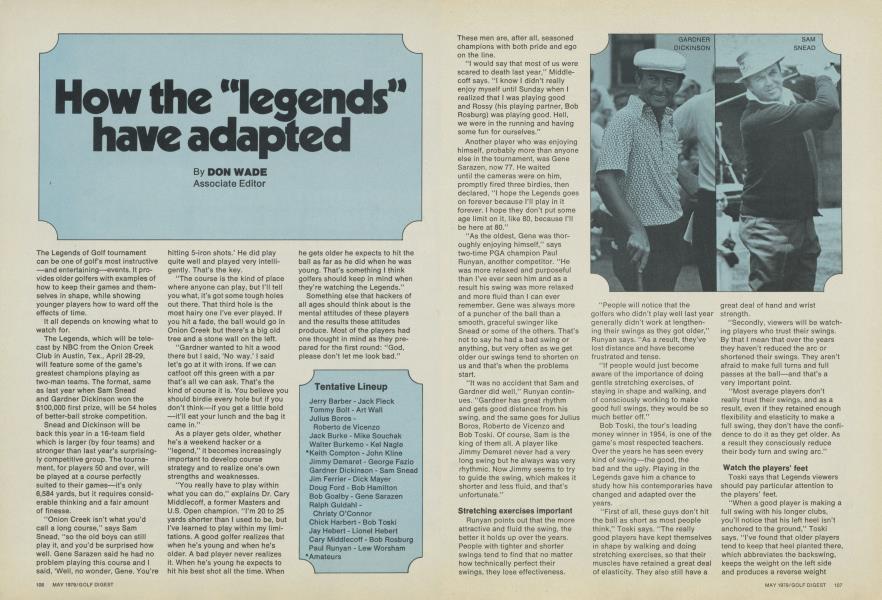 How the legends” have adapted
