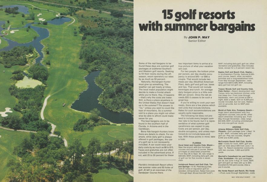 15 golf resorts with summer bargains