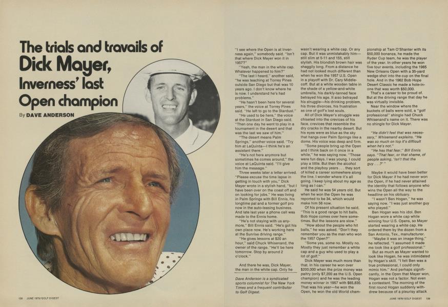 The trials and travails of Dick Moyer, Inverness' last Open champion