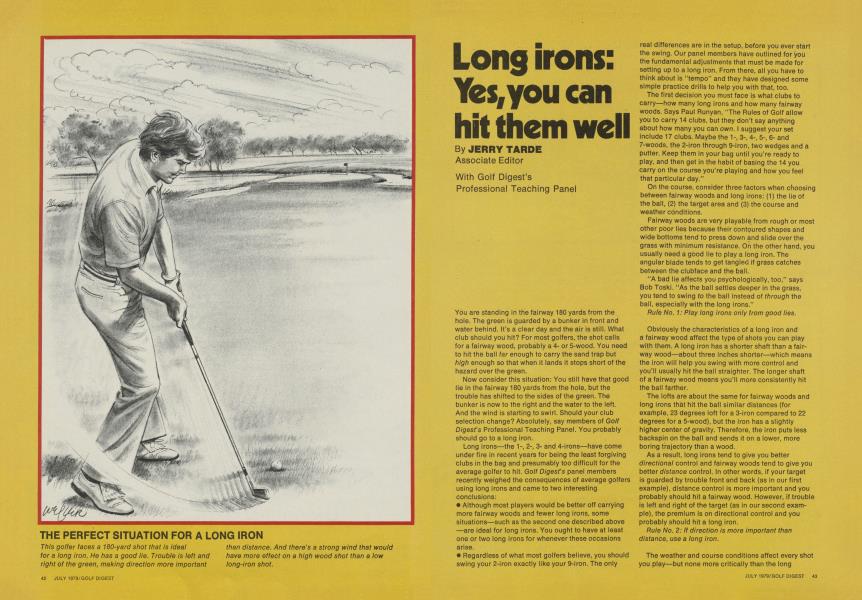 Long irons: Yes,you can hit them well
