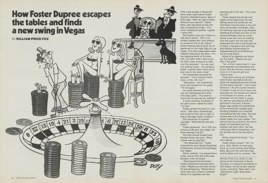 How Foster Dupree escapes the tables and finds a new swing in Vegas
