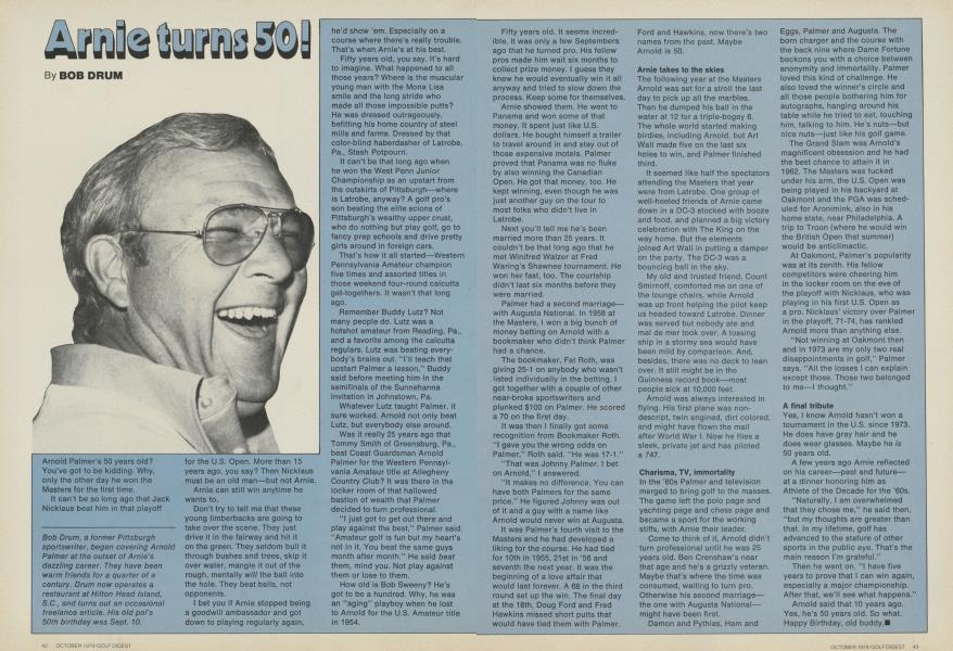 Arnie turns 50!