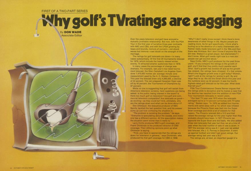 Why golf's TV ratings are saggings