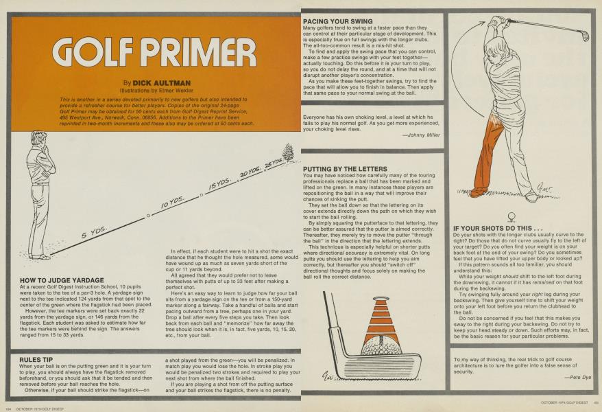 GOLF PRIMER