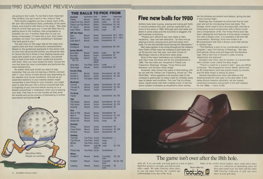 Five new balls for 1980