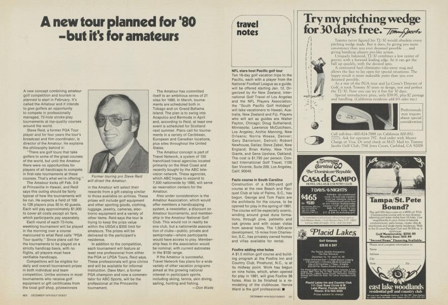 A new tour planned for '80 -but it's for amateurs