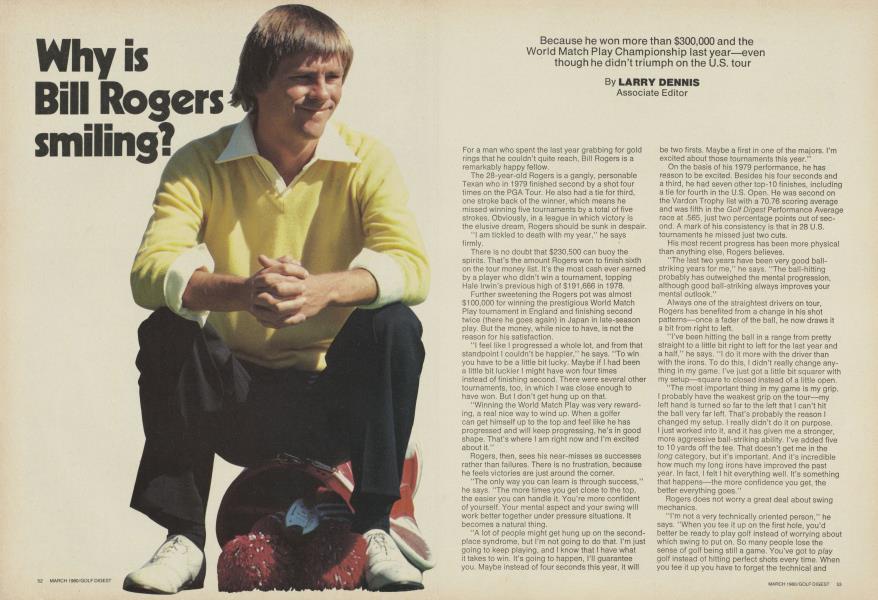 Why is Bill Rogers smiling