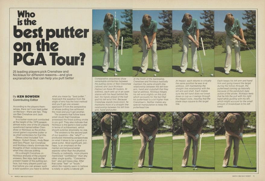 Who is the best putter on the PGA Tour?