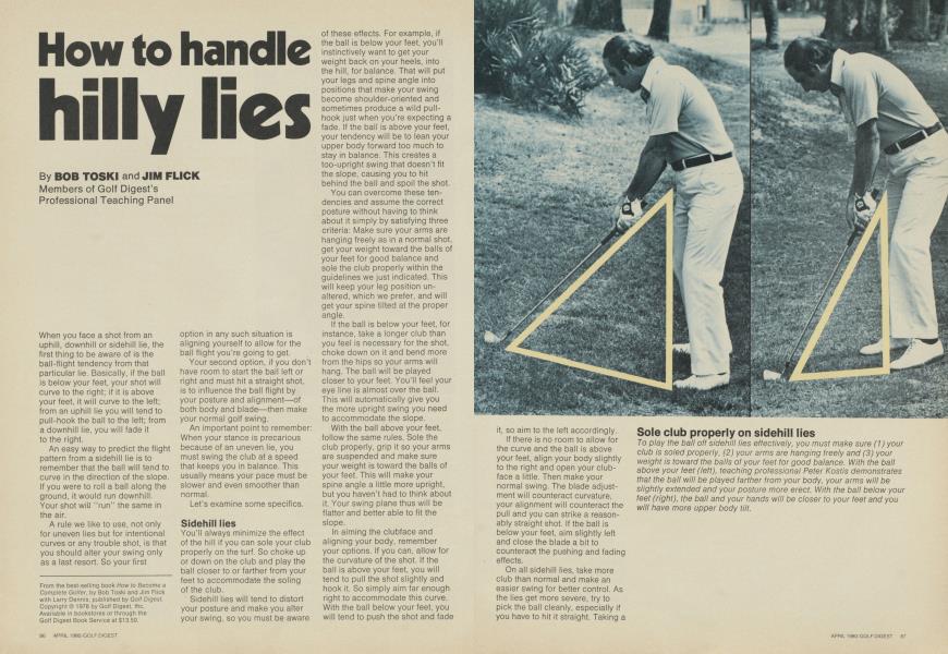 How to handle hilly lies